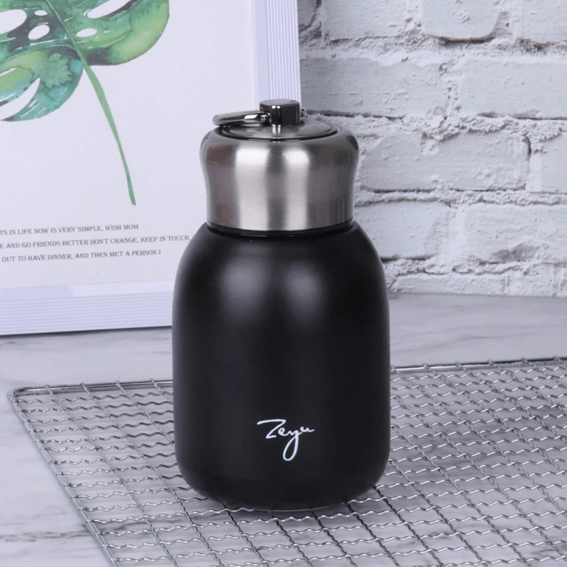 1Pc 1000ML Thermos Bottle Nordic Thermos For Hot Water Intelligent Water Heater Kettle Jug Bottle Vacuum Flask Wooden Handle