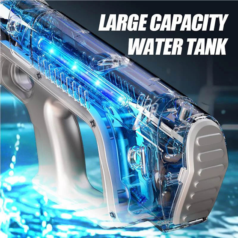 Children's Fully Automatic Water Storage Gun Large Capacity Electric Water Absorbing Toy Gun Summer Outdoor Water Toy Gift