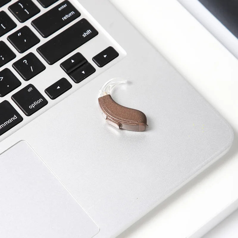 Acosound 64-channel Bluetooth hearing aid, audiogram programmable, high power, for moderate to severe hearing loss and deafness