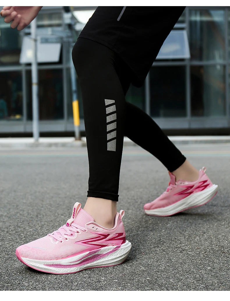 Professional Shock Absorb Sport Running Shoes Ultralight Anti Slip Sneakers For Men Women Workout Marathon Training Footwear