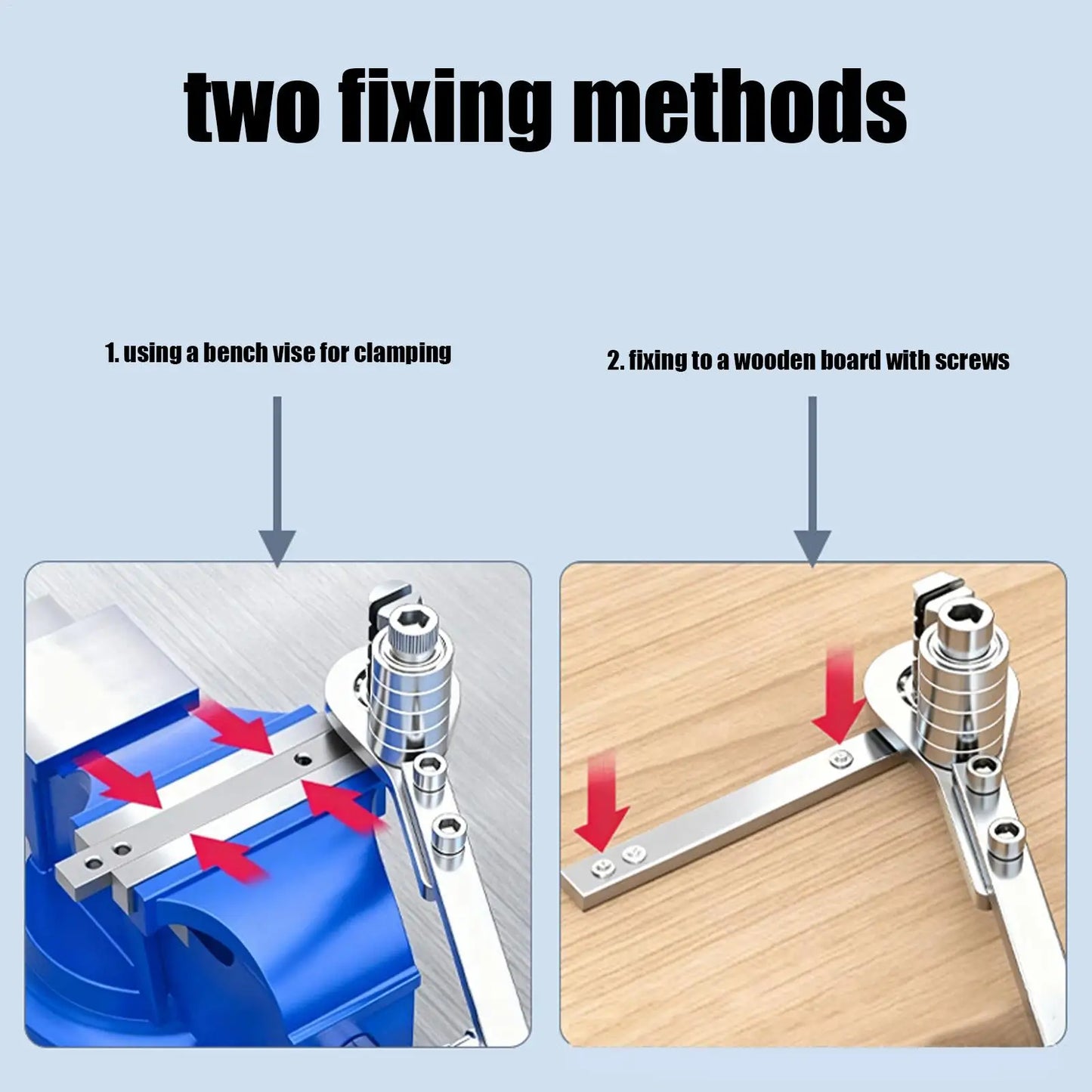 1-4.5mm Manual Metal Bender Small Manual Steel Plate Bender Metalworking Bending Device Steel Plate Bending Tool For Iron Wire