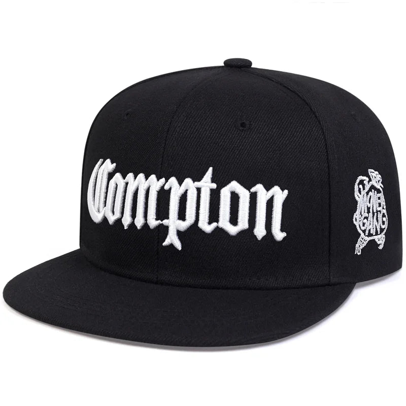 Men's Spring and Summer Hip-hop Hats Wide-brimmed Letters Camouflage Baseball Caps Youth Trendy Handsome Flat-brimmed Hats
