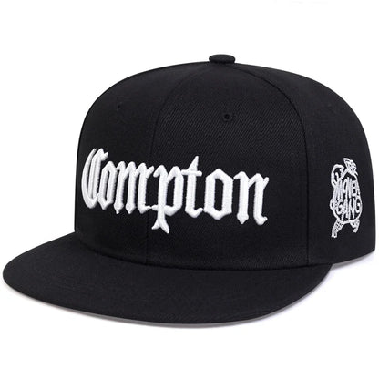 Men's Spring and Summer Hip-hop Hats Wide-brimmed Letters Camouflage Baseball Caps Youth Trendy Handsome Flat-brimmed Hats