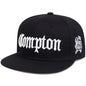 Men's Spring and Summer Hip-hop Hats Wide-brimmed Letters Camouflage Baseball Caps Youth Trendy Handsome Flat-brimmed Hats