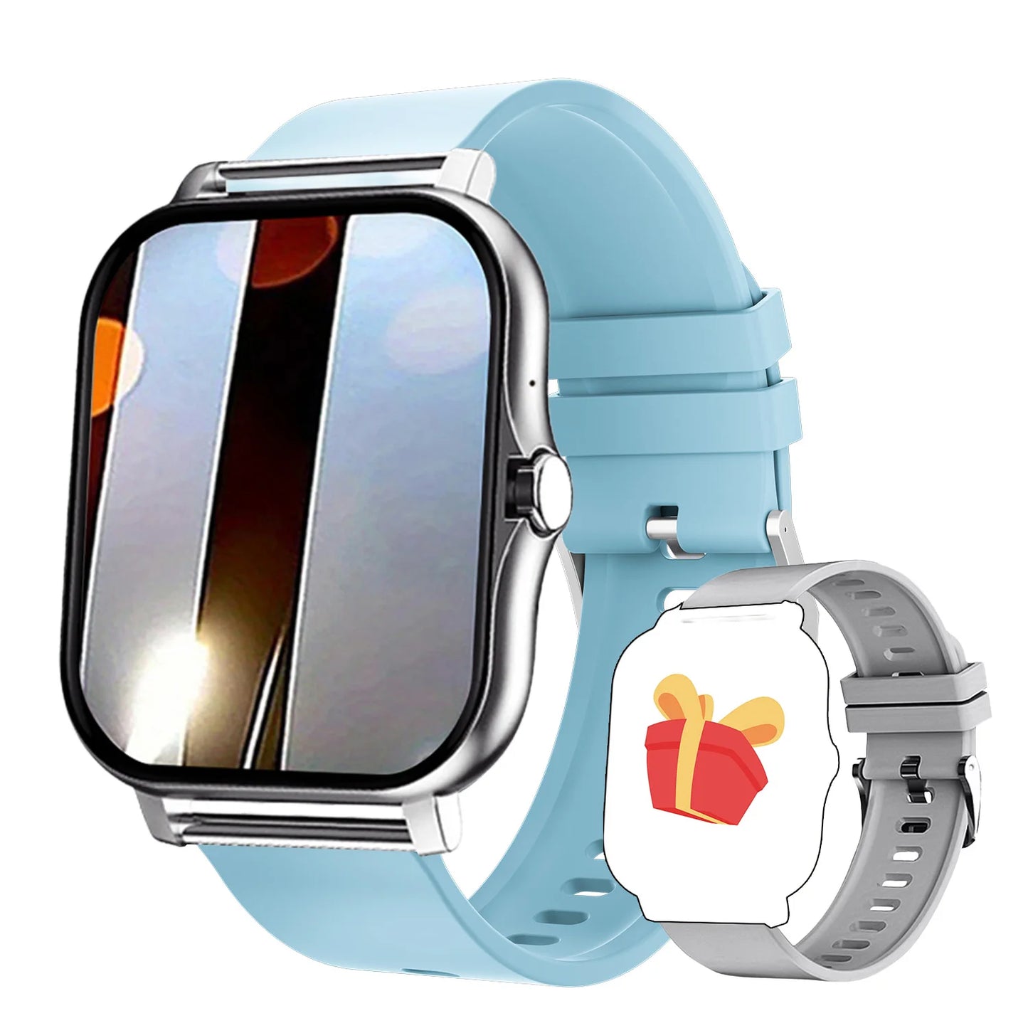 New SmartWatch 1.44-inch Color Screen Full Touch Custom Dial Smartwatch Bluetooth Talking Fashion Smartwatch Men's and Women's