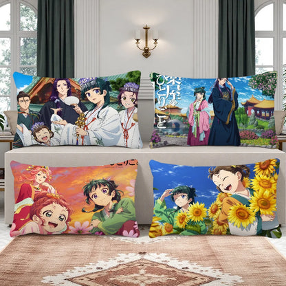anime cushion cover Rectangle Pillow Cover The Apothecary Diaries Maomao Home Sofa living Room Office Coffee Shop Pillowcase
