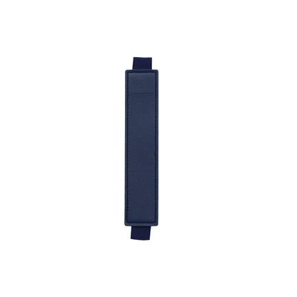 Pu Leather Pen Bag Elastic Buckle Book Notebook Fashion School Pen Case for Office Meeting Easy Carry Office Student Stationery