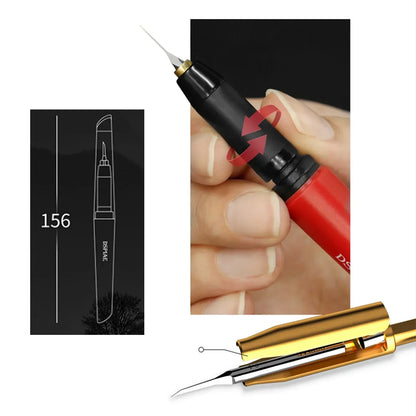 DSPIAE PT-TH Push Knife Handle YPB-0.1mm~1.5mm Drill Bits Model Engraving Tool for Assembly Model Building Tools DIY Accessories