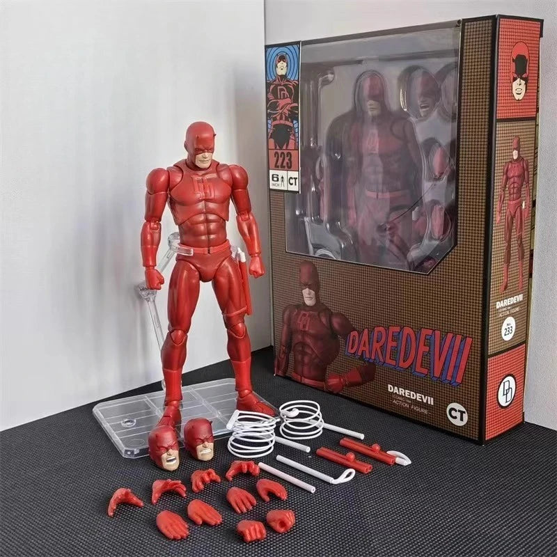 Ct Toys Daredevil Black 999 Red Mafex 223 Figure Comic Version Anime Action Figure Figurine Statue Model Toys gifts