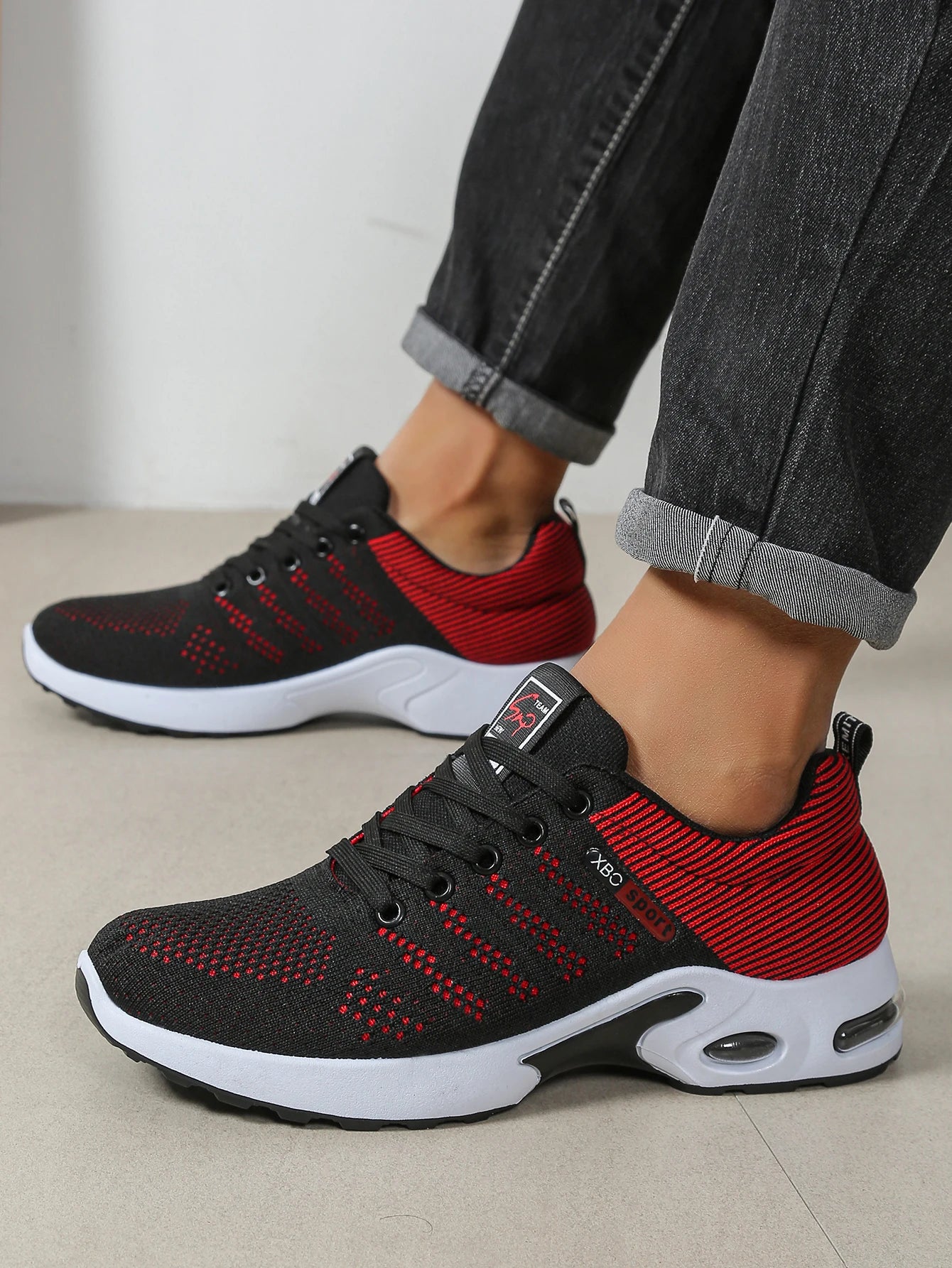 Men's Shoes Fashion Super Breathable Lace-Up Running Shoes - Non-slip, Durable and Pillow Comfort - Men's Fashion Sneakers
