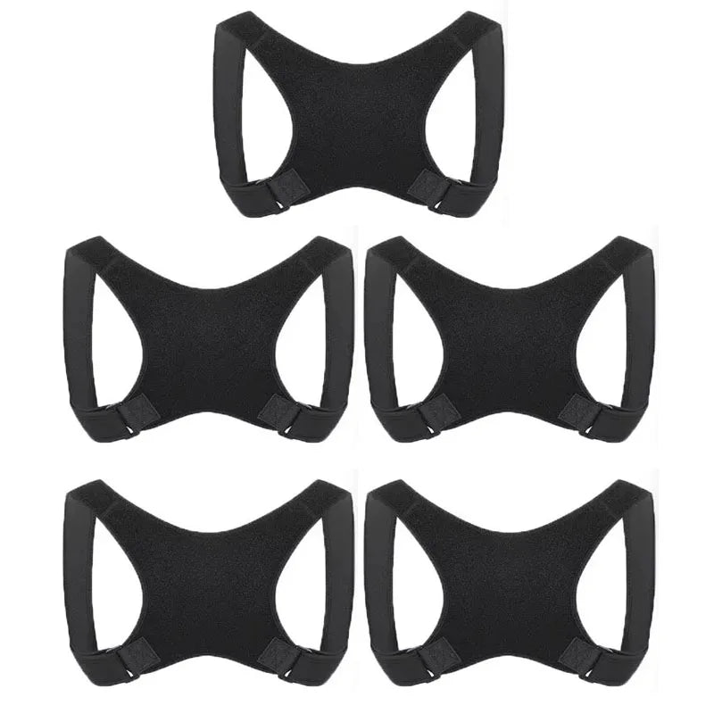 1/2/3/4/5pcs Adjustable Posture Corrector Back Brace Shoulder Support Corrector Prevention Humpback Back Health Care