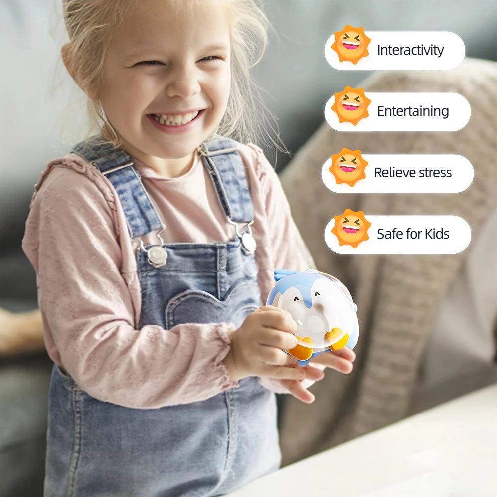 NEW Cute Animal Spitting Bubbles Squish Squeeze Toy, Anxiety Stress Relief Toys For Children and Adults, Birthday Christmas Gift