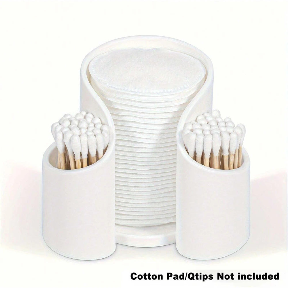 1pc Cotton Pad Storage Travel Desktop Dispenser Case Safe And Tasteless Vanity Makeup Organizer For Floss Cotton Pads And Cups