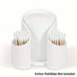 1pc Cotton Pad Storage Travel Desktop Dispenser Case Safe And Tasteless Vanity Makeup Organizer For Floss Cotton Pads And Cups