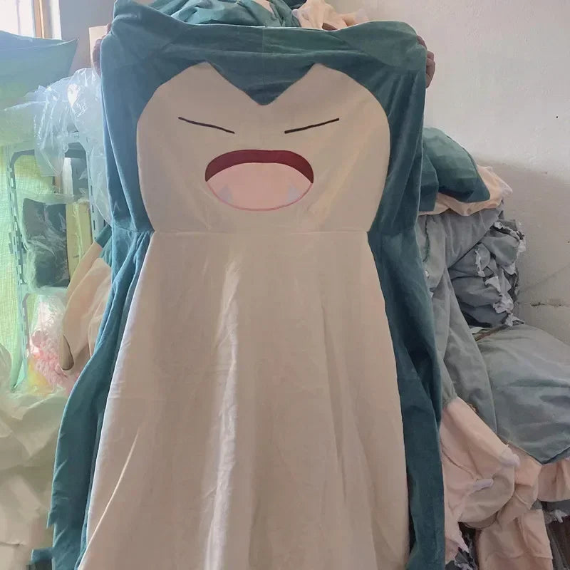 200cm Giant Snorlax Plush Pokemon Plush Toys Kawaii Soft Snorlax Leather Shell Plushie NO Filling Pillow Gifts for Boys Girls
