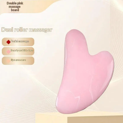 Q Natural Ox Horn Gua Sha Massage Tool Set Skin Lifting Effect Smooth Edges For Daily Skincare Whole Body Massage