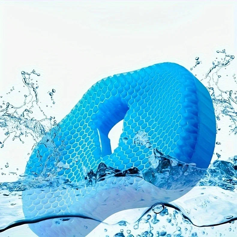 Gel U-shaped Seat Cushion, Comfortable Soft Ergonomic for Long Sitting, Multifunctional Chair Cushion