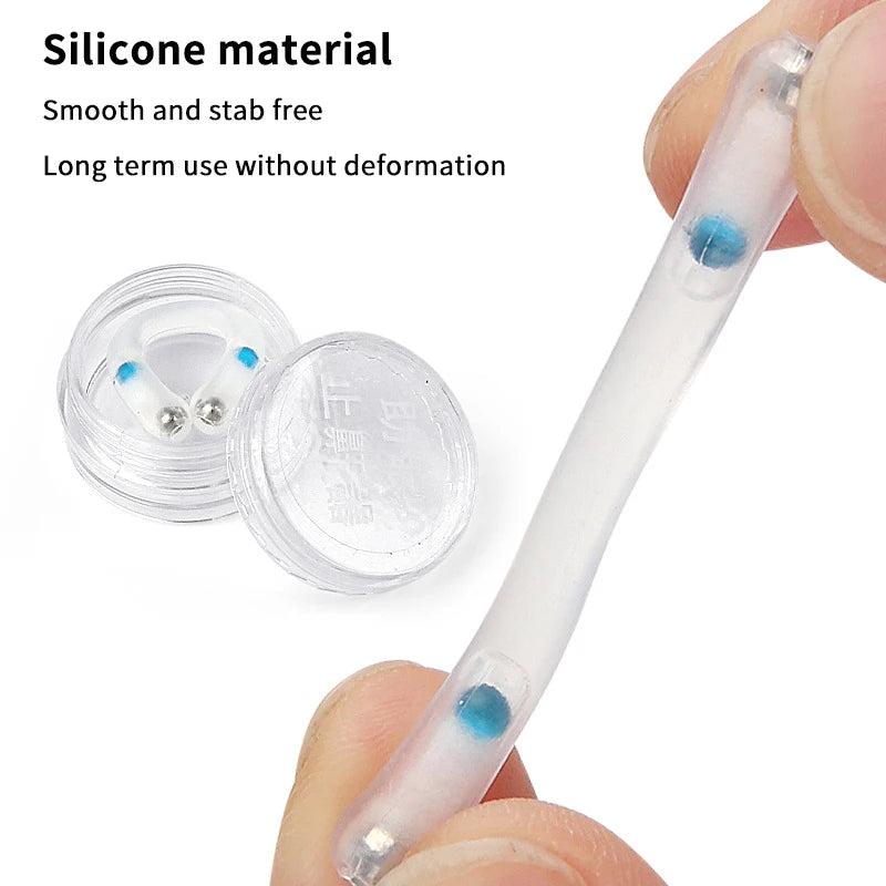 Silicone Magnetic Anti Snoring Nasal Dilator Stop Snore Nose Clip Aid Easy Breathe Improve Sleeping For Men/Women Beauty Health