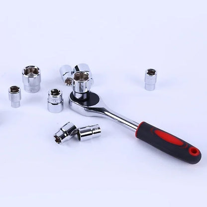 Portable 12PCS Bike Repair Tool Kit Multifunction Socket Wrench Set for Motorcycle Auto Boat Hardware Repair