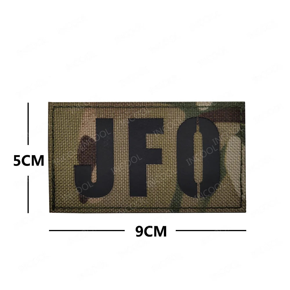 Infrared IR Reflective Patch K9 FIRE MEDIC PRESS MED PJ Decorative Patches Biker Armband Patch For Clothing Backpack