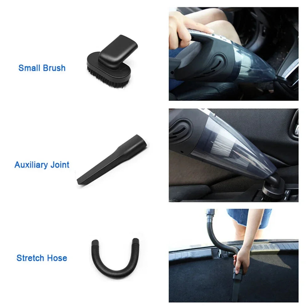 Portable Wireless Vacuum Cleaner 6000pa Powerful Suction Rechargeable Handheld Vacuum Cleaner Quick Charge for Car Home Pet Hair