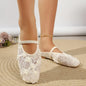 Fashionable Best Selling New Comfortable Mary Jane Women's Shoes Summer Elegant Square Flower French Sexy Low Order Shoes