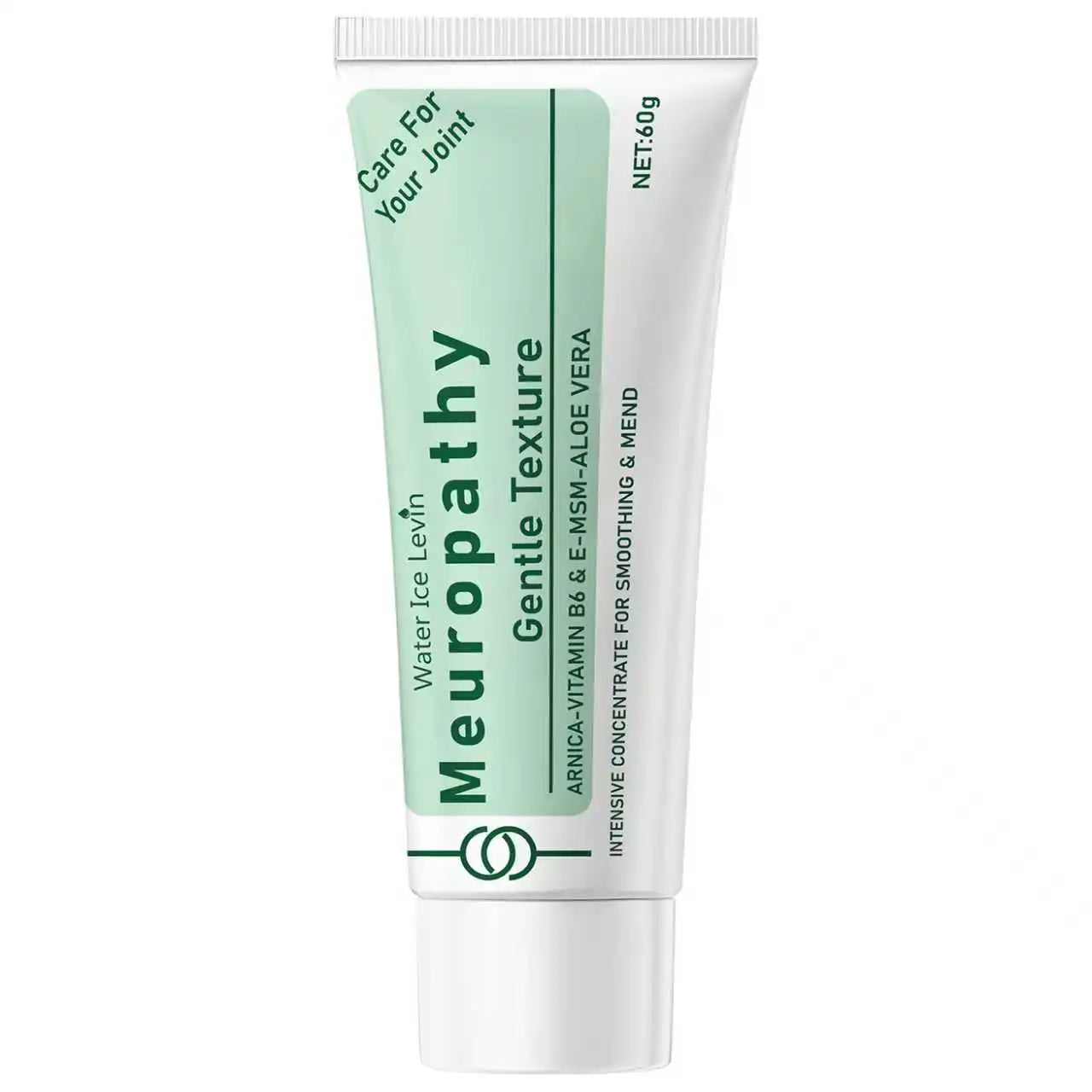 Water Ice Levin Neuropathy Cream with Arnica & Vitamin B6 - Intensive Concentrate for Soothing Nerve Discomfort & Skin Mending