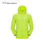 Camping Rain Jacket Men Women Waterproof Sun Protection Clothing Fishing Hunting Clothes Quick Dry Skin Windbreaker With Pocket