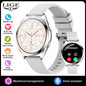 LIGE Luxury Smart Watch For Woman 1.27" Bluetooth Call Custom Dial Women's Bracelet Sports Health Monitor Smartwatch Ladies Gift
