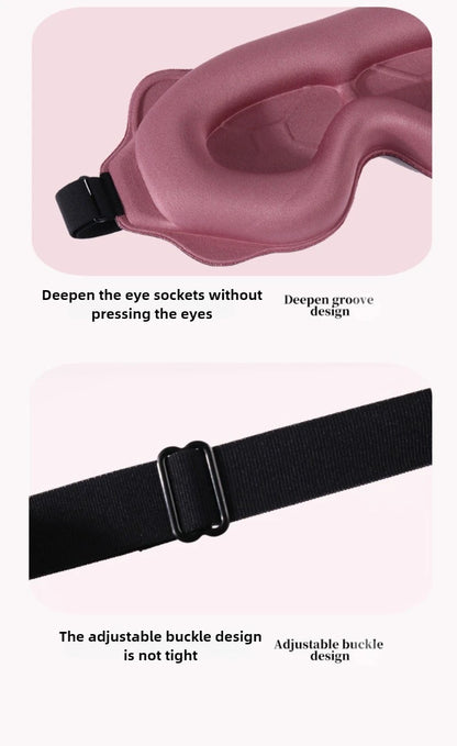 3D Sleeping Mask Block Out Light Sleep Mask For Eyes Soft Sleeping Aid Eye Mask for Travel Eyeshade Night Blindfold Eyepatch