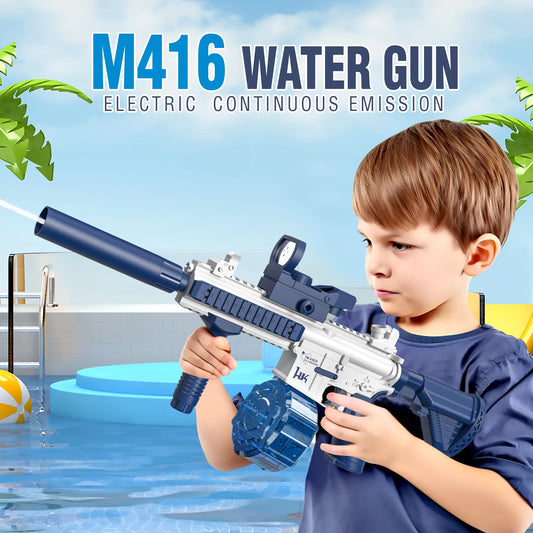 M416 Water Gun Fully Automatic Shooting Toy Summer M416 Water Gun Battle Beach Outdoor Entertainment Children's and Adult Toys