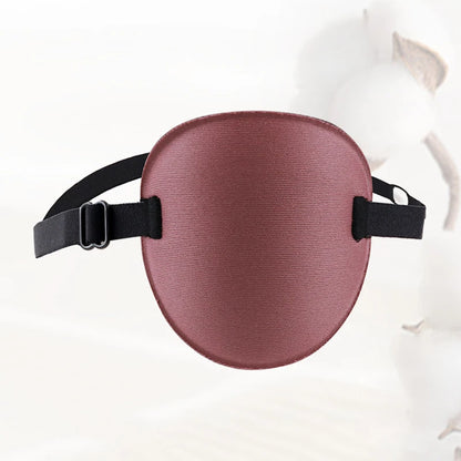 Single Eye Patch Adjustable 3D Foam Groove Breathable Eyeshade Eyes Medical Use Concave Strabismus Amblyopia Training Eye Mask