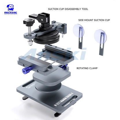 MECHANIC CP8 360° Rotating Screen Removal Fixture Universal Phone LCD Back Cover Separator Clamp Mobile Repair Fixture Tool