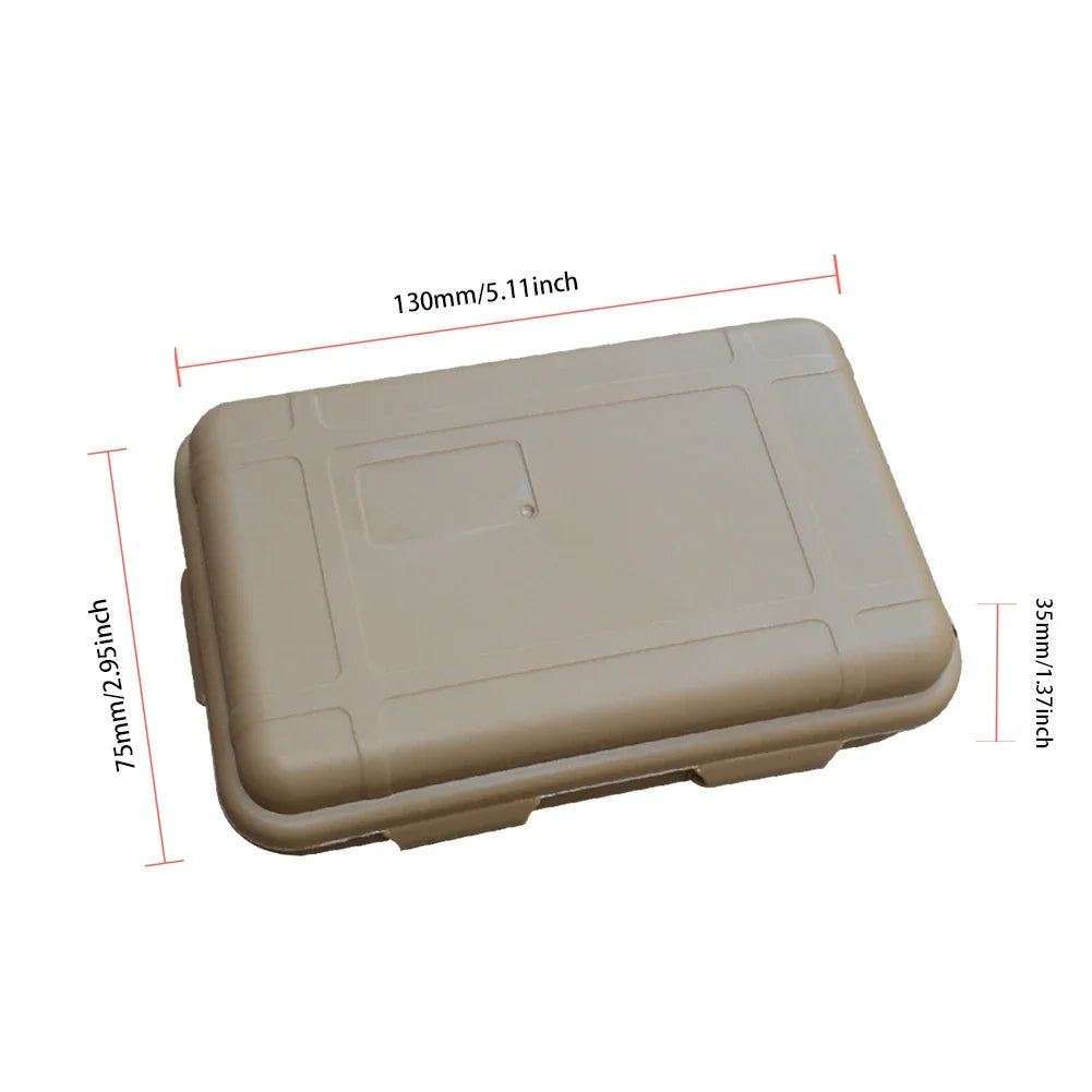 Outdoor Waterproof Survival Sealed Box Dustproof Shockproof Plastic EDC Tools Storage Container Case Fishing Tackle Tools Boxes