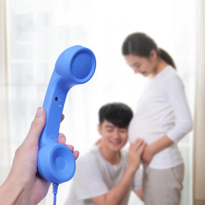 C-Type Telephones Handset Mobile Calls Receiver Type-C Plug Play Crystals Clear Calls Type C Adapter Mic Microphone Speaker