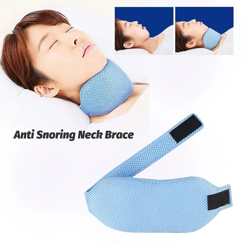 Anti Snore Chin Strap For Men Women Adjustable Stop Snoring Sleep Neck Brace Anti Apnea Jaw Solution Sleep Support Sleeping Care