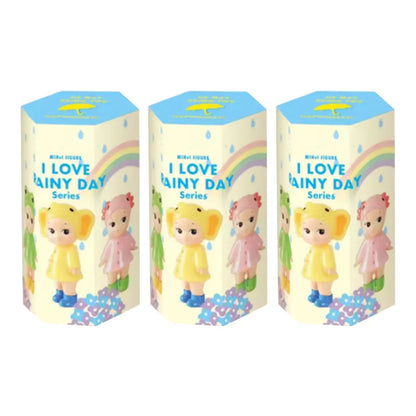 In Stock Mini I Love Rainy Day Series Blind Box Figure Cute Cartoon Doll Collectible Toy For Desktop Decoration Gift