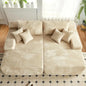#Oversized Chaise Lounge Sectional Set Upholstered Cloud Lounge Couch Magic Boneless Sofa Bed With Ottoman Apartment Hotel