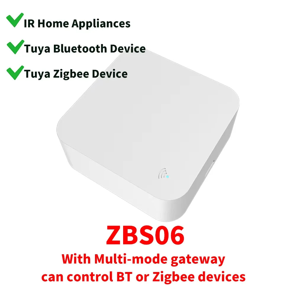Tuya WiFi IR Remote Control With Multi-mode Gateway Zigbee Hub for Smart Home via APP Smart Life Work with Google Home Alexa