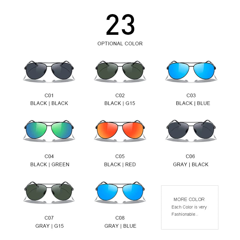 MERRYS DESIGN Classic Polarized Pilot Men Sunglasses For Driving Fashion Women Gradient Sunglasses UV400 S8268