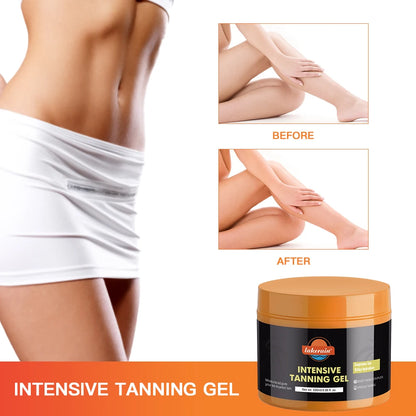 Lakerain Intensive Tanning Gel Body Cream Bronze Tanning Lotion Carroten Effective Sun Aid Take In Sunlight Moisturizing Cream