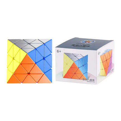 ShengShou FTO Rotating Octahedron Magnetic Magic Cube Stickerless Educational Toy Toys For Children Cubo magico Toys
