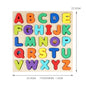 Kids Alphabetic Arithmetic Number Geometric Shapes Wooden Puzzle Montessori Preschool Learning Educational Game Toy for Children