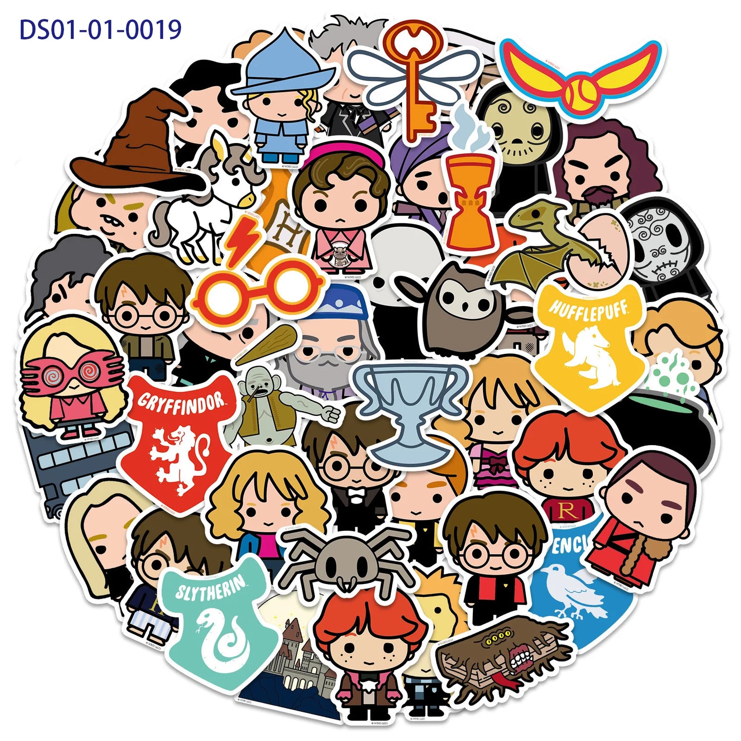 Harry Potter Theme Party Favors Gifts Bag Slap Bracelets 50pcs Stickers Keychains Birthday Souvenir Supplies Classroom Rewards