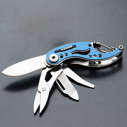 3Cr13Mov Mini Folding Knife EDC Multitool Outdoor Survival Gadgets Cute Camping Keychain Swiss Pocket Knife Jackknife Box Cutter