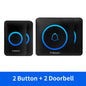 Meian Smart Home Doorbell Wireless Security Doorbell IP65 Waterproof Outdoor Door Bell 60 Songs 5 Volume Adjustable Chime Kit