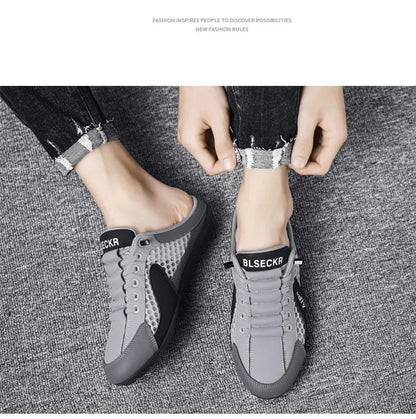 Brand protection  new men's lightweight non-slip breathable wear-resistant running sports fashion versatile casual shoes