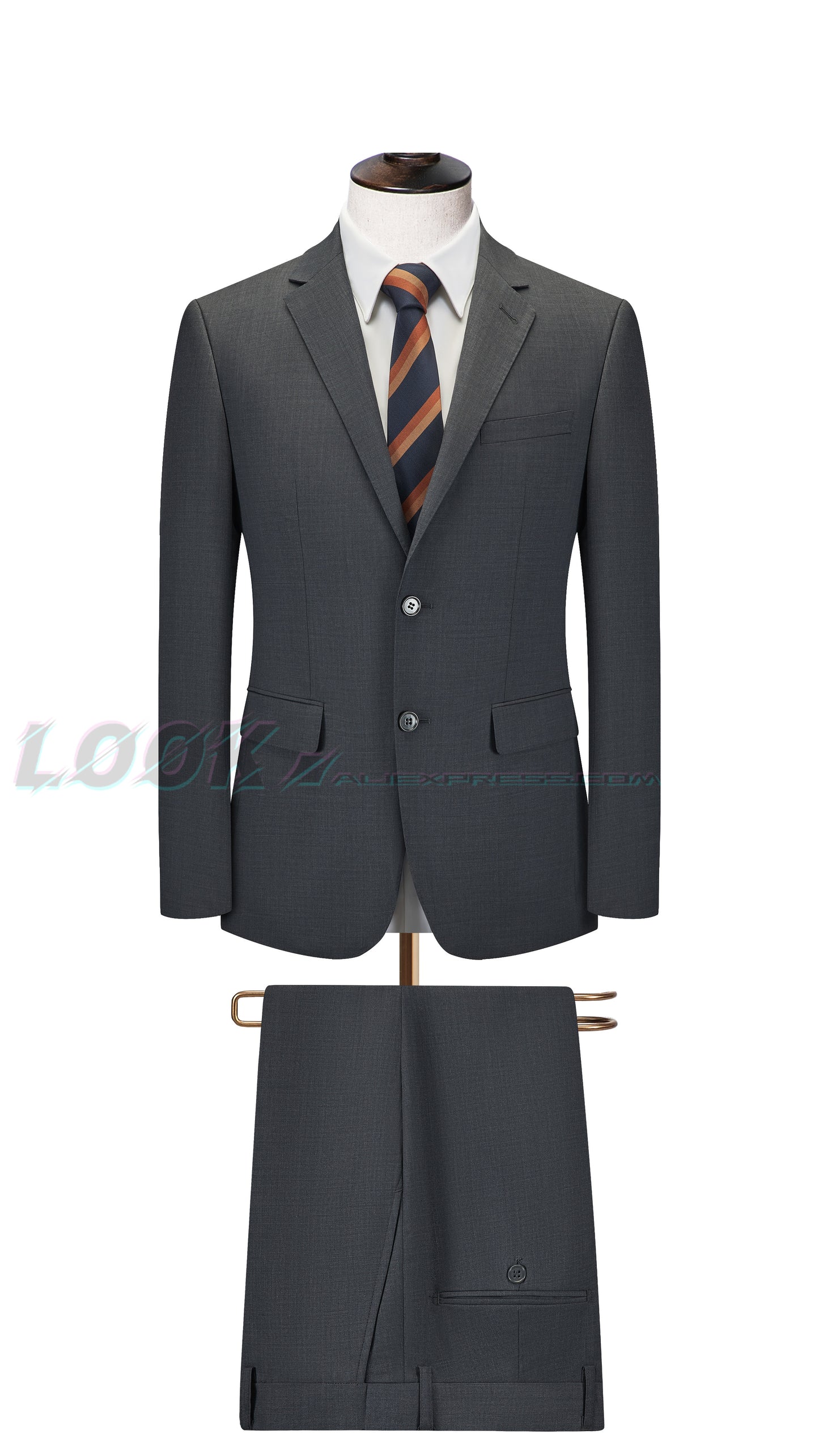 Men's Premium Suit -Business Suit, Professional Formal Wear, Ideal for Work and Weddings,50% Wool,Customizable Fit with 20 Sizes