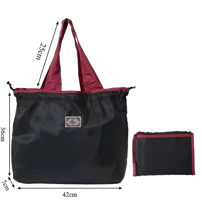 New Sale Foldable Shoulder Bag,Fashion Waterproof & Large Capacity Shopping Tote,Portable Storage Bag for Daily Use