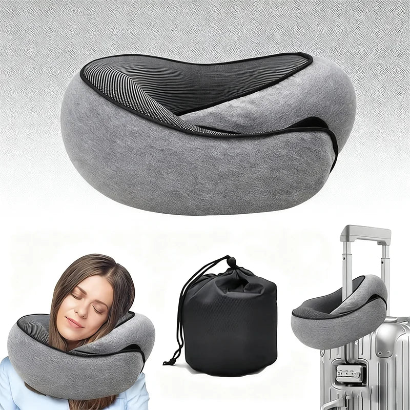 Snail Plane Neck Pillow - Travel Pillow, with a soft support design, suitable for sleeping, car ， train , office and home use